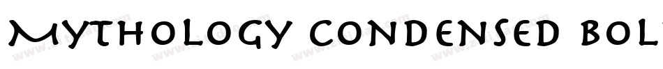 Mythology Condensed Bold字体转换